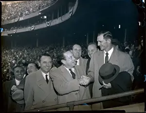 Robert F Prints: Robert Wagner With Sammy Baugh, Others