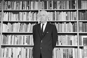 Belmont Prints: Robert Welch Standing by Bookshelf