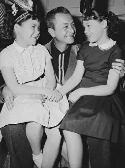 Robert Young Real and Television Daughter on His Knee