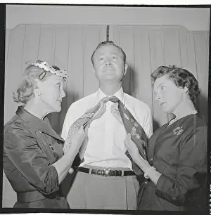 Robert Young with His Wife and Jane Wyatt