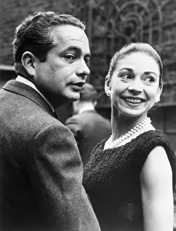 Ballerina Prints: Roberto Arias with Wife in File Photo