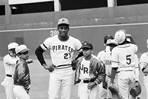 Roberto Clemente Before NL Playoffs