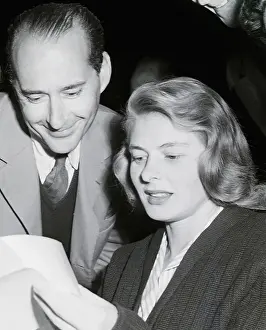 Roberto Rossellini and Ingrid Bergman