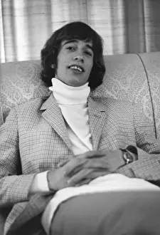 Prints of NEW YORK - JULY 6: Robin Gibb of the pop group The Bee Gees poses for a portrait on July 6, 1967 in New York City, New York. (Photo by Michael Ochs Archives/Getty Images) A Visual Journey Through the Legendary Brothers’ Timeless Legacy: Robin Gibb