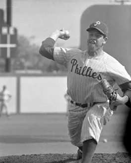 Clearwater Prints: Robin Roberts Pitching