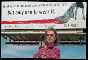 Denver Prints: Robin T. Duxbury Protesting