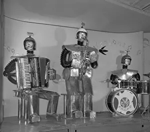 Saxophone Prints: Robot Band