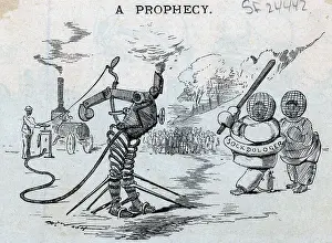 Robot Prints: Robot Pitcher In Cartoon