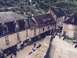 Travel Destinations Gallery: Rocamadour Overlooking the Alzou canyon Collection