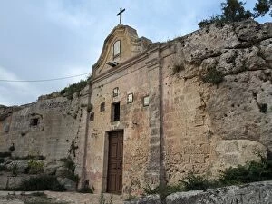 Images Dated 18th August 2016: Rock Church In Gravina di Matera (Matera Canyon), Basilicata, Southern Italy