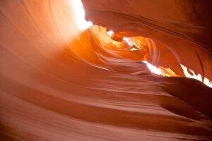 Rock formation in Antelope Canyon