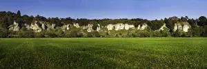 Vistas Prints: Rock formation twelve apostles with a green meadow