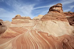 Rock formation made of petrified sand dunes, Coyote Buttes North, Vermilion Cliffs Wilderness, Arizona, USA