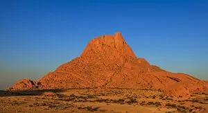 Images Dated 13th July 2013: Rock formations in the evening light around the Spitzkoppe, Namibia
