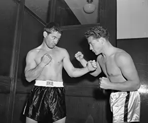 Rock Graziano and Tony Janiro Posing