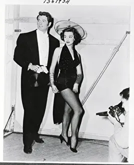 Rock Hudson With Actress Barbara Rush