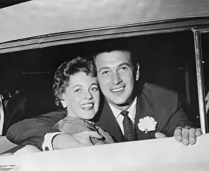 Santa Barbara Prints: Rock Hudson and His Bride