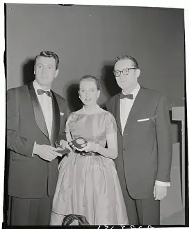 Rock Hudson and Deborah Kerr Receiving Awards