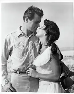 Rock Hudson And Elizabeth Taylor In Giant