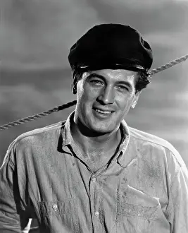 Rock Hudson in Fisherman's Cap