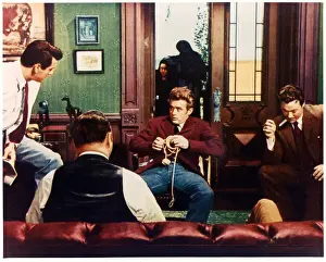 Lac0044 Prints: Rock Hudson And James Dean In Giant