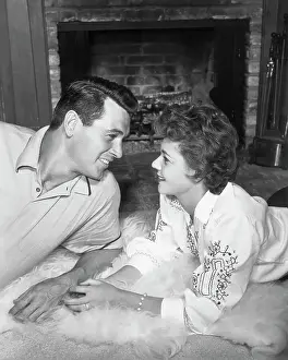 Rock Hudson with Phyllis Gates