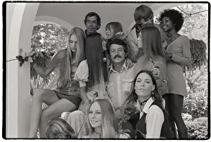 Bel Air Prints: Rock Hudson Is Surrounded By Girls