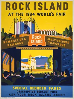 Railroad Prints: Rock Island at the 1934 World's Fair