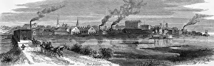 Town Scene Prints: Rock Island, Illinois