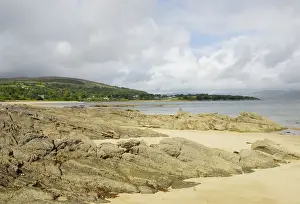 Seacoast Prints: Rock at low tide on the coast on Lough Swilly, County Donegal, Republic of Ireland, Europe