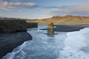Rock-stack and bay, Dyrholaey, Vik, Iceland