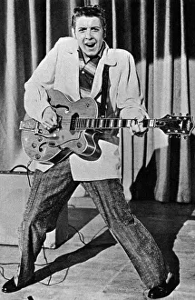 Guitar Prints: Rock Star Eddie Cochran