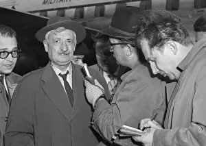 Rocket Expert Hermann Oberth, Press Conf