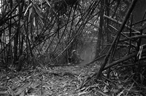 Bamboo Prints: Rocket Exploding Behind Trooper