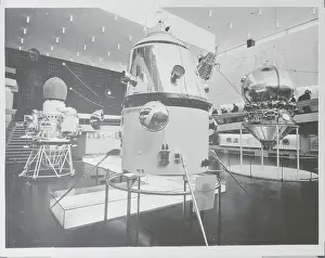 Rocket and Satellite Equipment Display