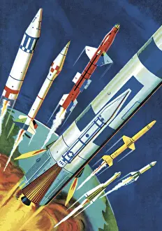 Taking Off Prints: Rockets in Flight