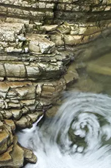 Flows Prints: Rocks and whirlpool, Austria, Europe