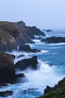 Breaker Collection: Rocky coast at The Lizard, Cornwall, England, United Kingdom
