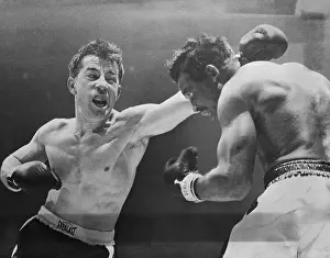 Rivalry Prints: Rocky Graziano and Sugar Ray Robinson Boxing