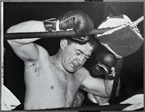 Rocky Graziano Weeps After Losing Fight