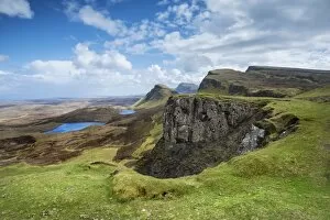 Alba Collection: Rocky landscape of Quiraing, Trotternish Ridge, Isle of Skye, Scotland, United Kingdom