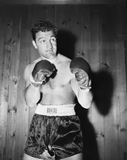 Rocky Marciano In Boxing Pose