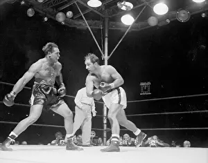 Rocky Marciano Fighting Archie Moore