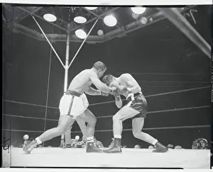 Rocky Marciano Fighting Opponent