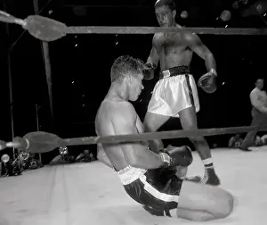 Rocky Marciano and Harry Matthews
