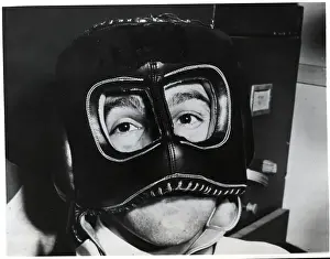 Broken Prints: Rocky Marciano Headshot In Headgear