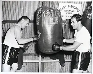 Rocky Marciano & Jack Dempsey @ Bag