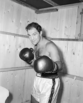 Retirement Prints: Rocky Marciano In Standard Fighting Pose
