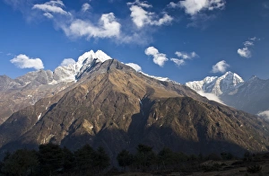 Cultural Image Gallery: Rocky mountains in rural landscape