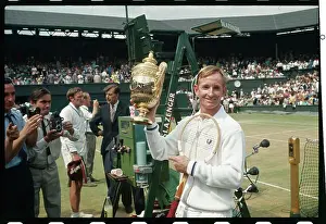 Wimbledon Prints: Rod Laver Holding the Cup
